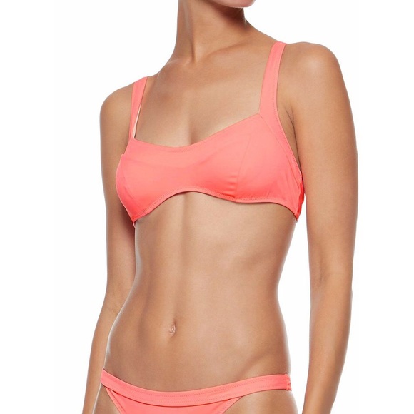 Solid & Striped Coral Molly Bikini Top - Picture 3 of 5